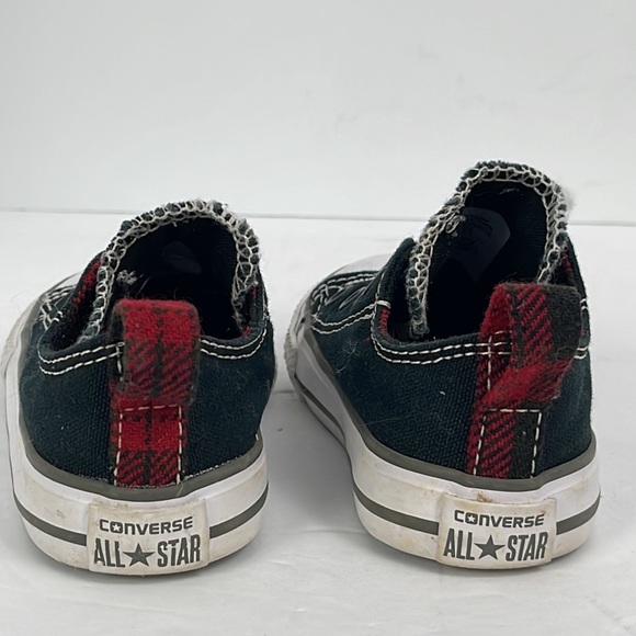 Converse Chuck Taylor Black Low Top Sneakers Infant Size 5 - Picture 7 of 9